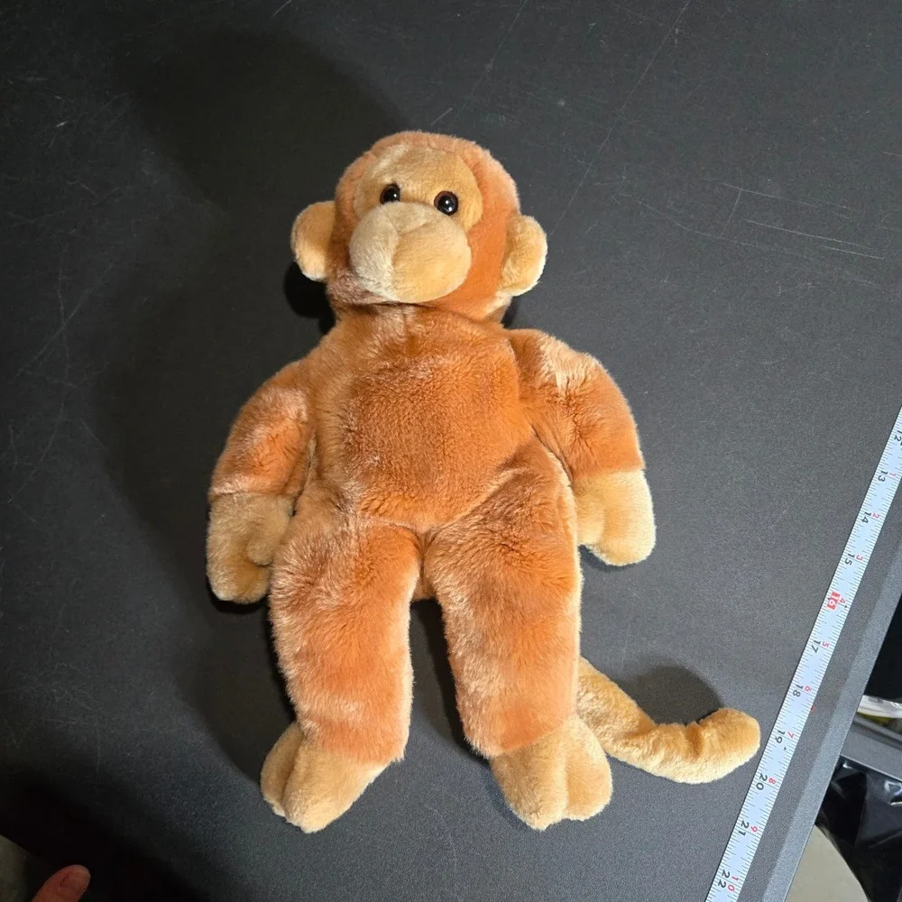 Vintage 1998 Ty Beanie Buddies Bongo the Monkey Plush Stuffed Animal 14